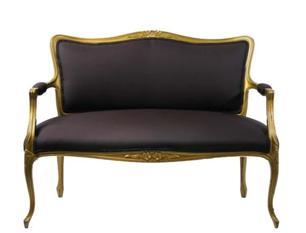 Gold & Black Vintage 2 Seater