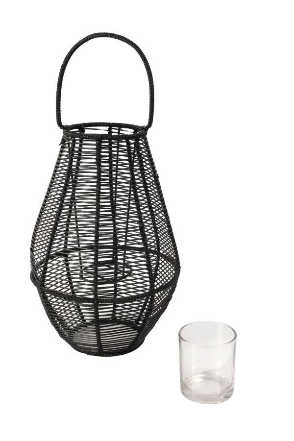 Lantern - Spiral Black (Small)