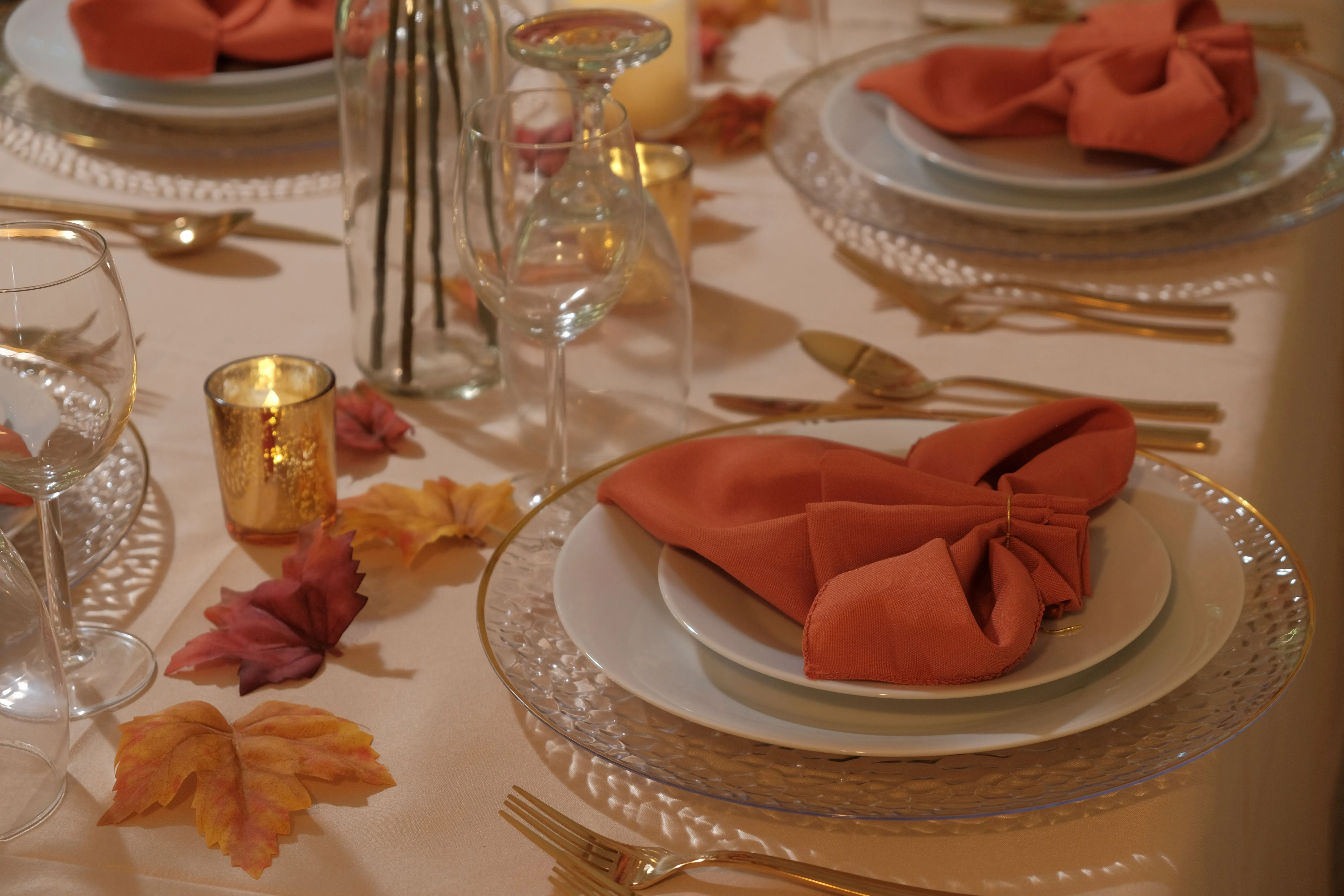 Additional Place Setting - Warmth of Autumn Tablescape