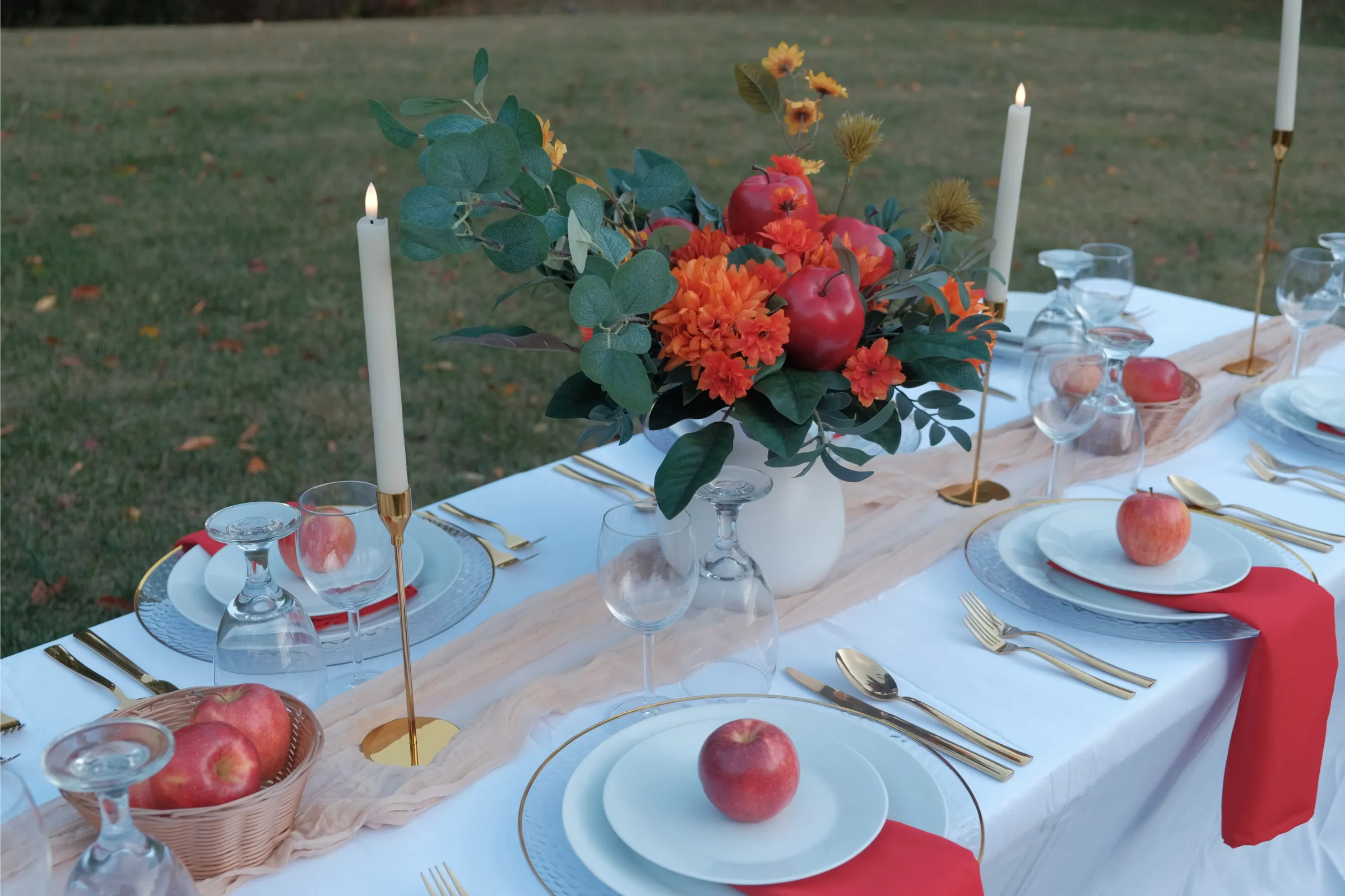 Additional Place Setting - The Beauty of Apples Tablescape