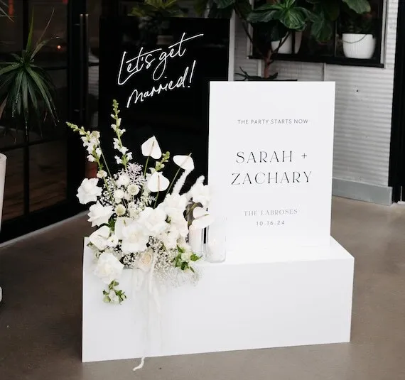Wedding Seating Chart Stand