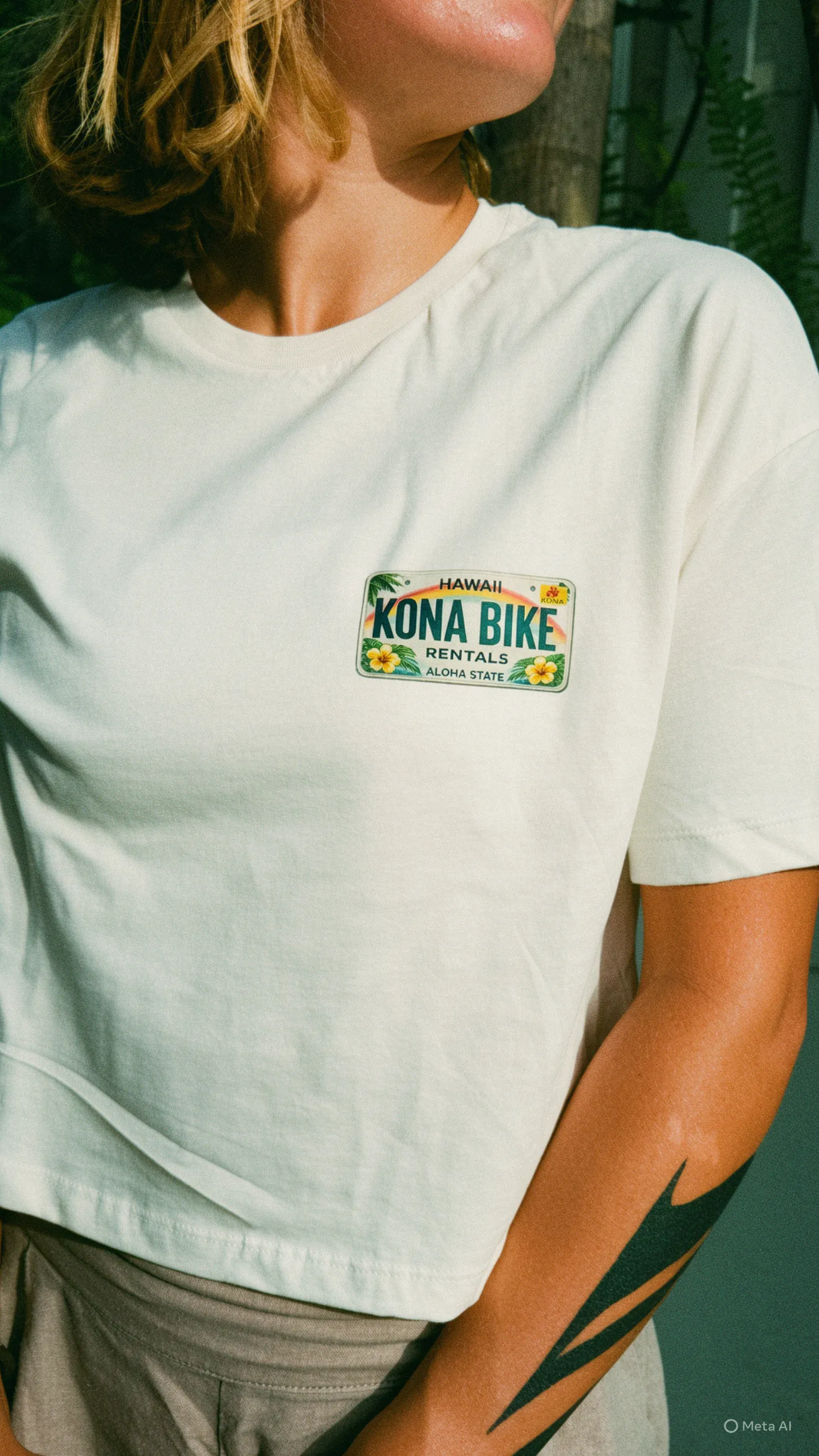 Aloha State Baggy Crop 