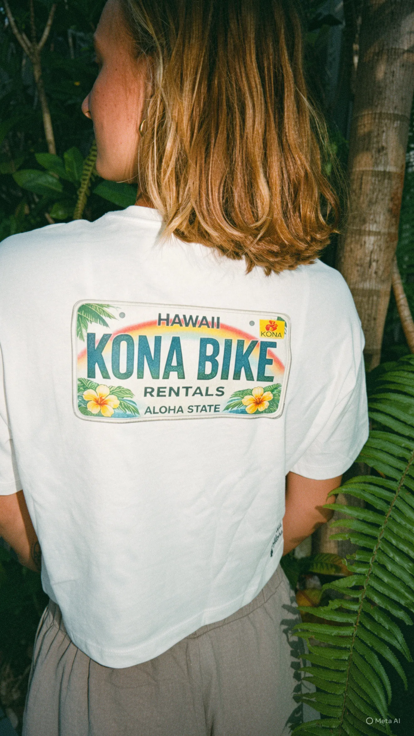 Aloha State Baggy Crop 