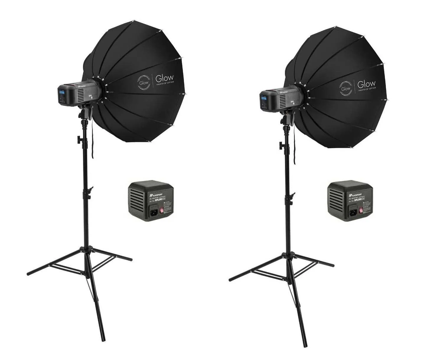 High Speed Battery/Protable Strobe Softbox Kit