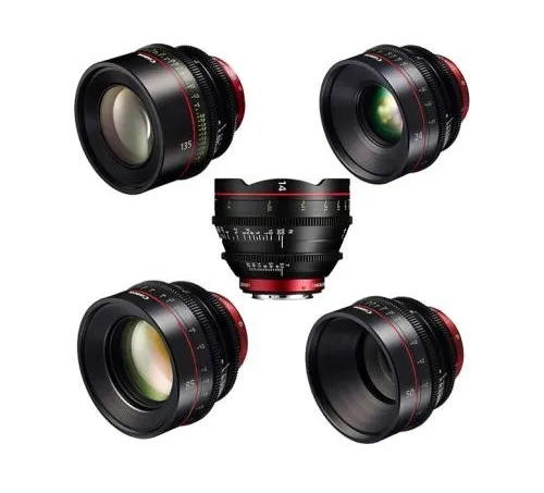 Canon CN-E Primes Cine Package for Canon EF 