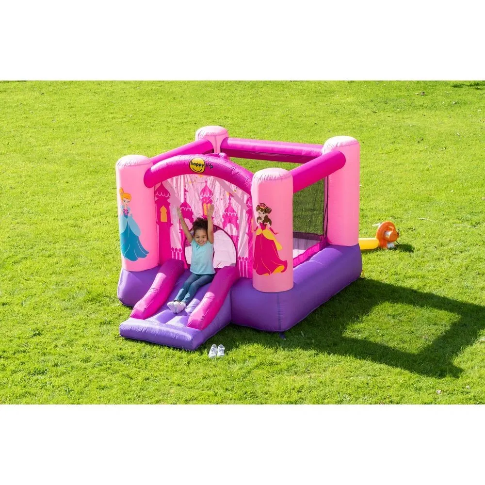 Hüpfburg Prinzessin pink, mit Rutsche