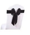 Double Sided Satin and Faux Leather Chair Sash