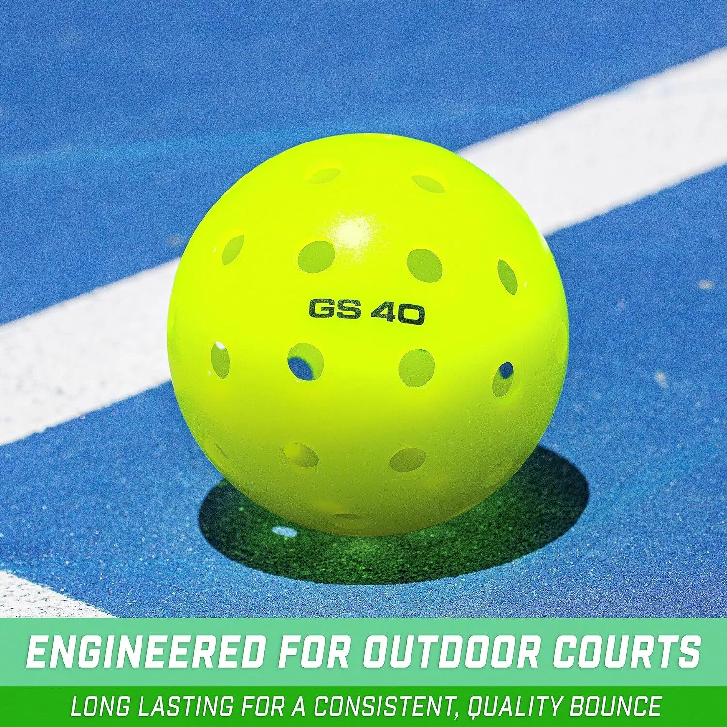 GS 40 Outdoor Pickleball 10 Pack