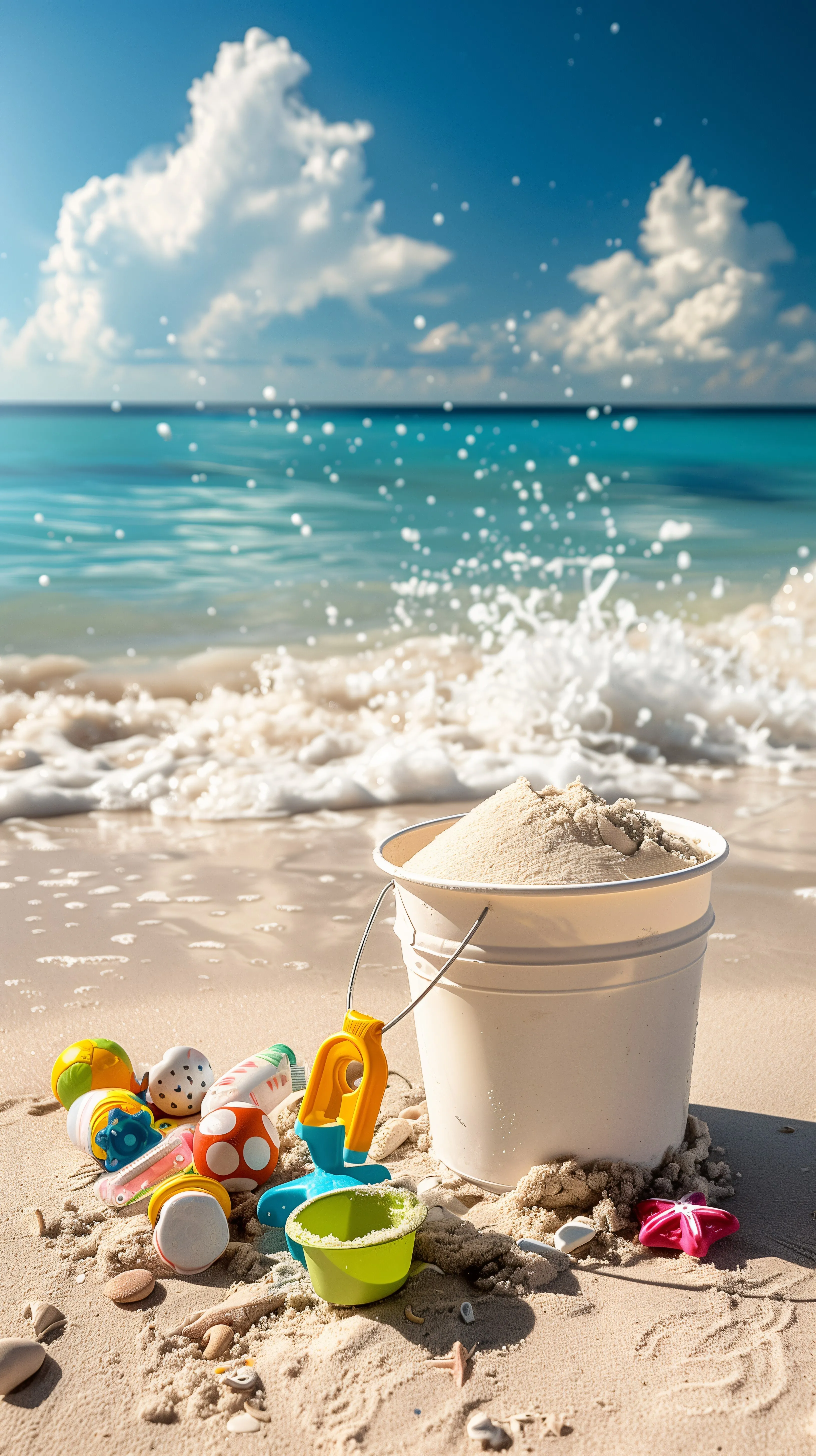 Beach Play Set: Versatile Sand Toys for Kids and Toddlers, Ages 1-8 | Includes Buckets and More