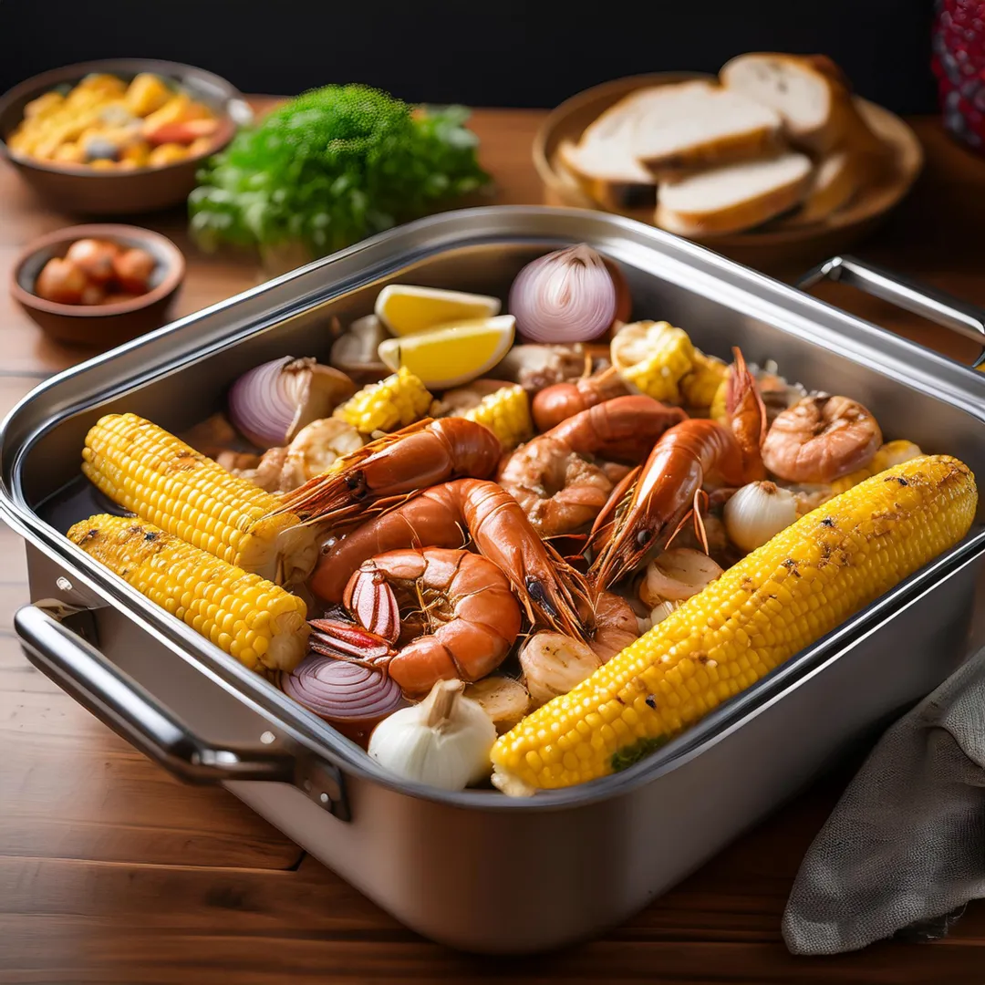 Everything you need for a perfect shrimp boil, in one place!