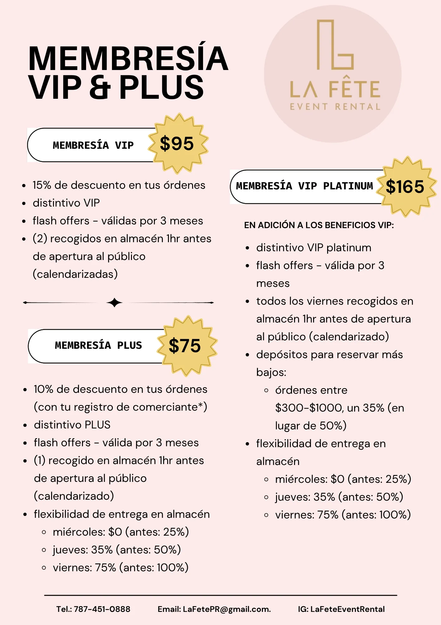 Membresía VIP Platinum