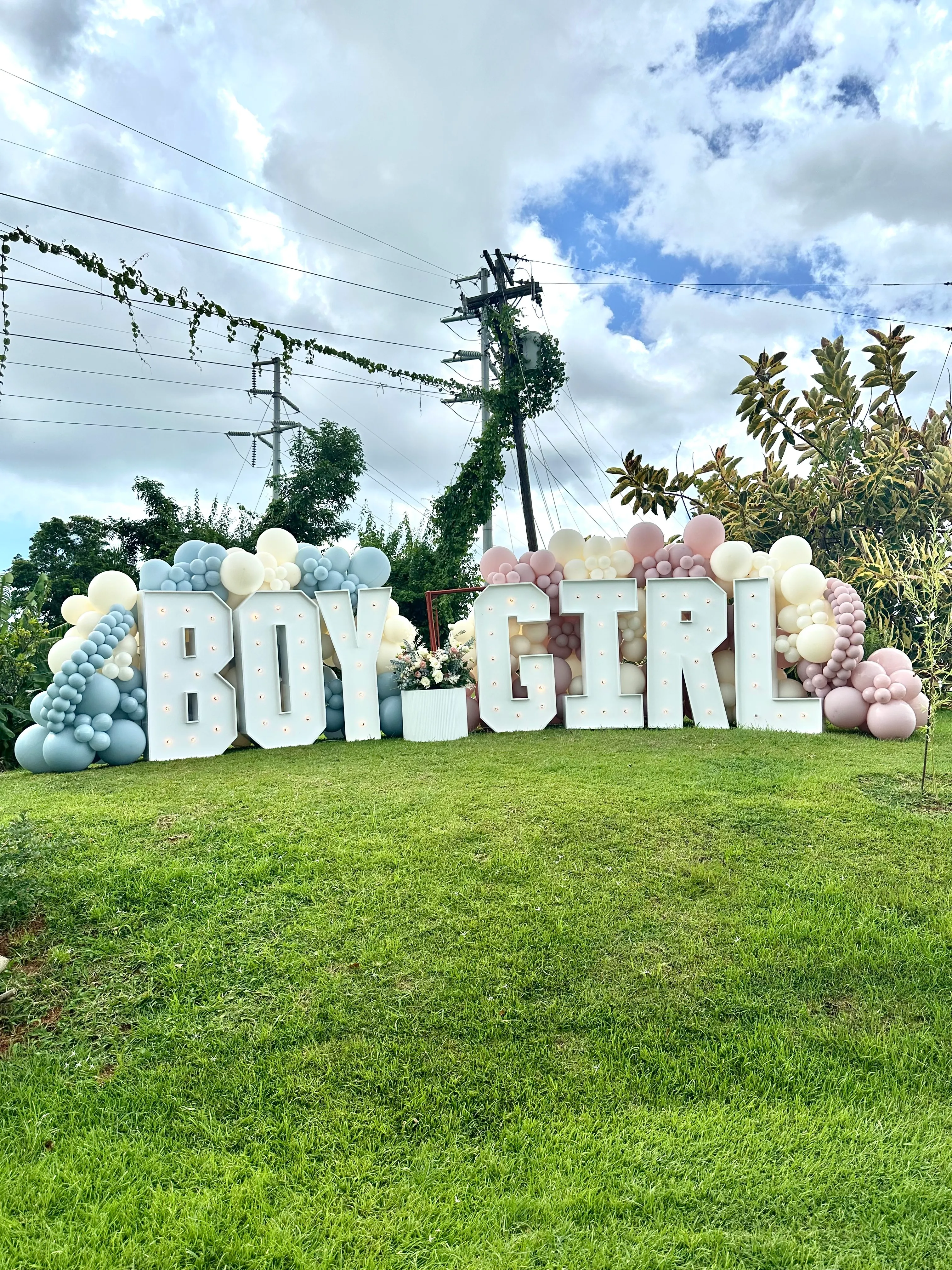 LETRAS ILUMINADAS BOY/ GIRL