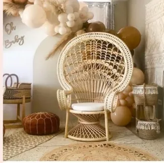 Indian peacock chair