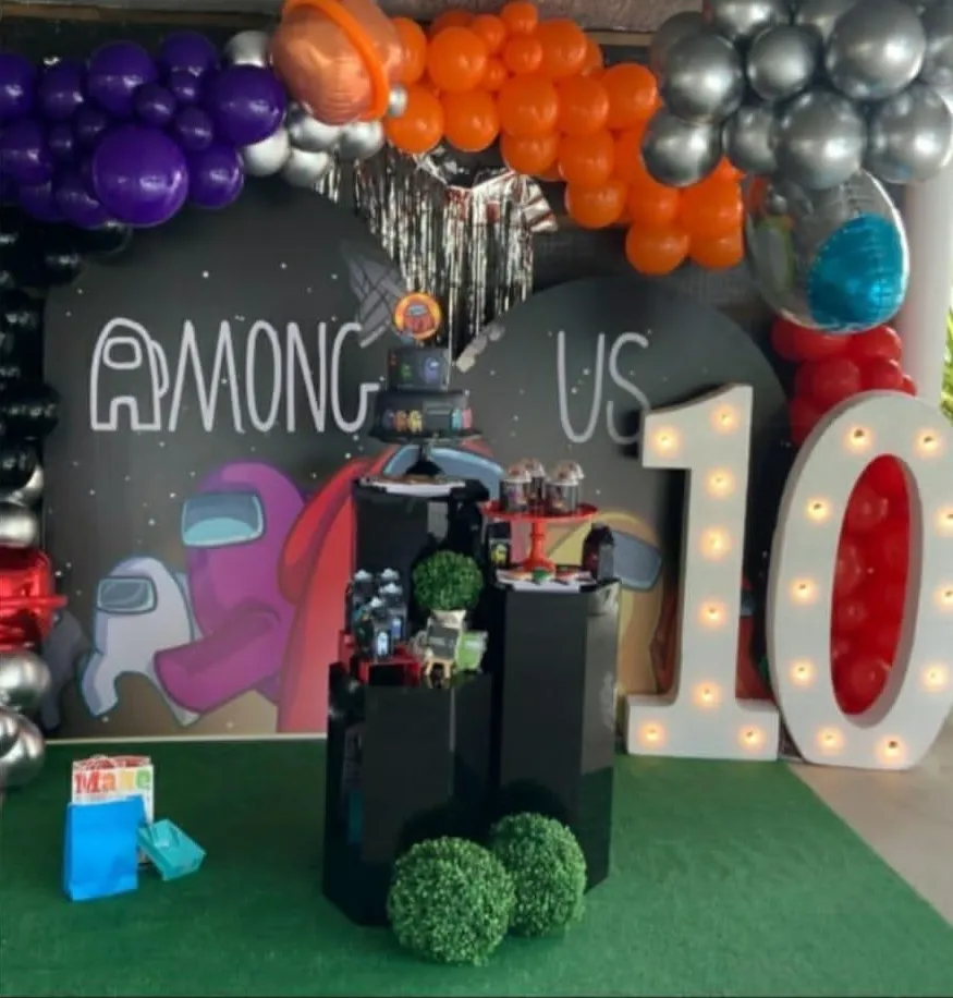 Hexágono alto negro