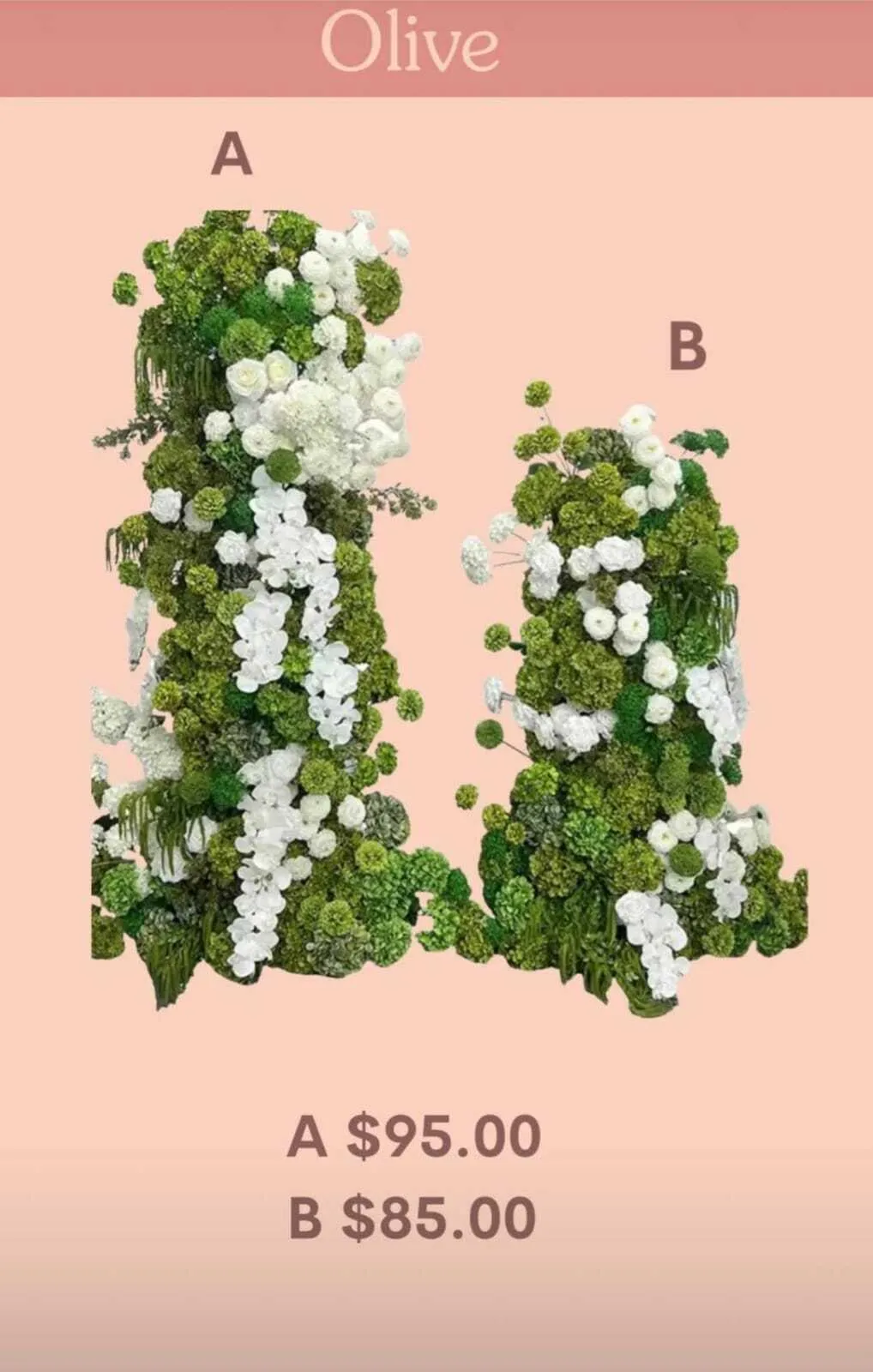 Flores Artificiales Olive B