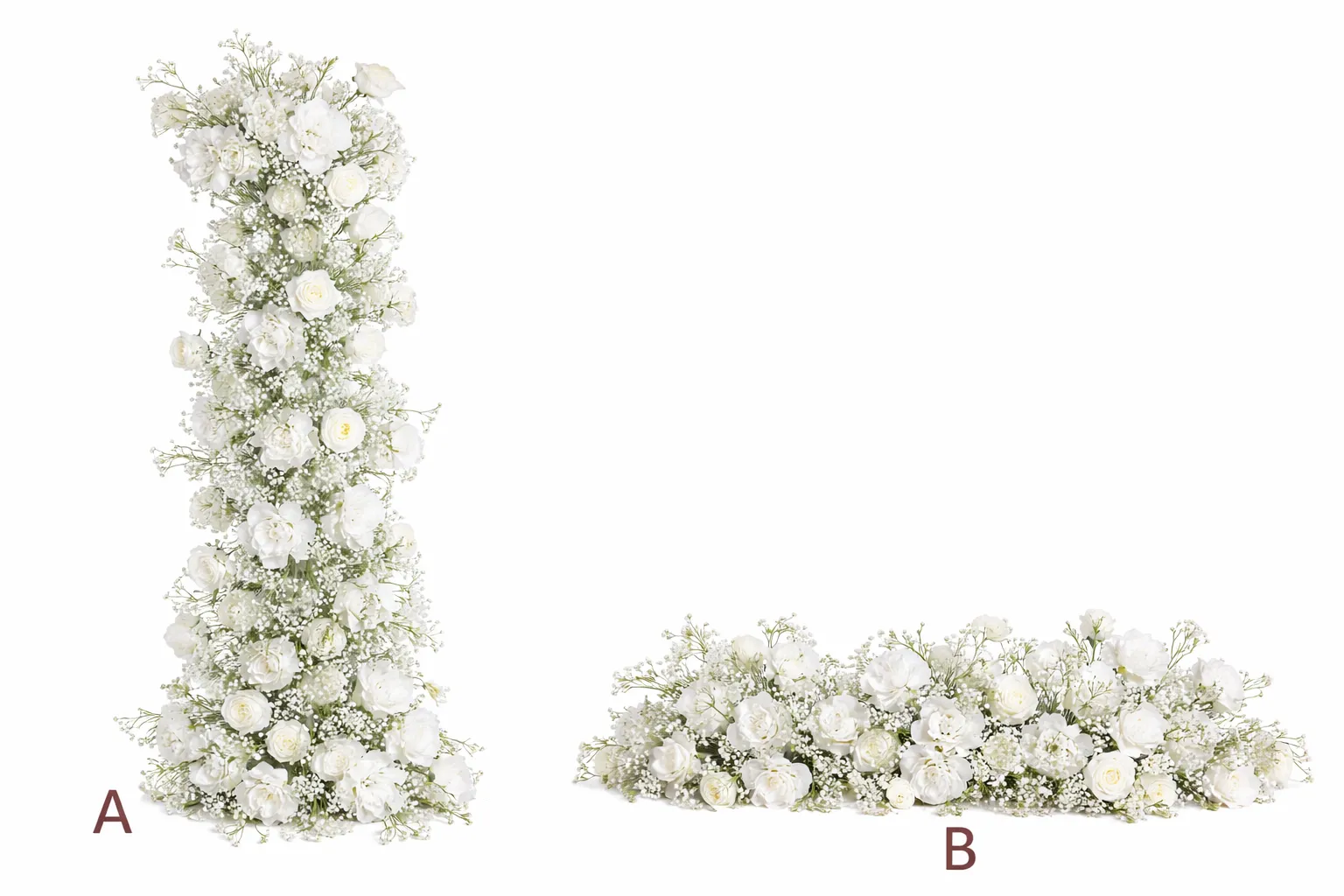 Flores artificiales White / Baby Breath  5 pies 