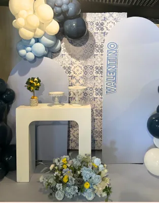 Flores artificiales  Blue ( piso )