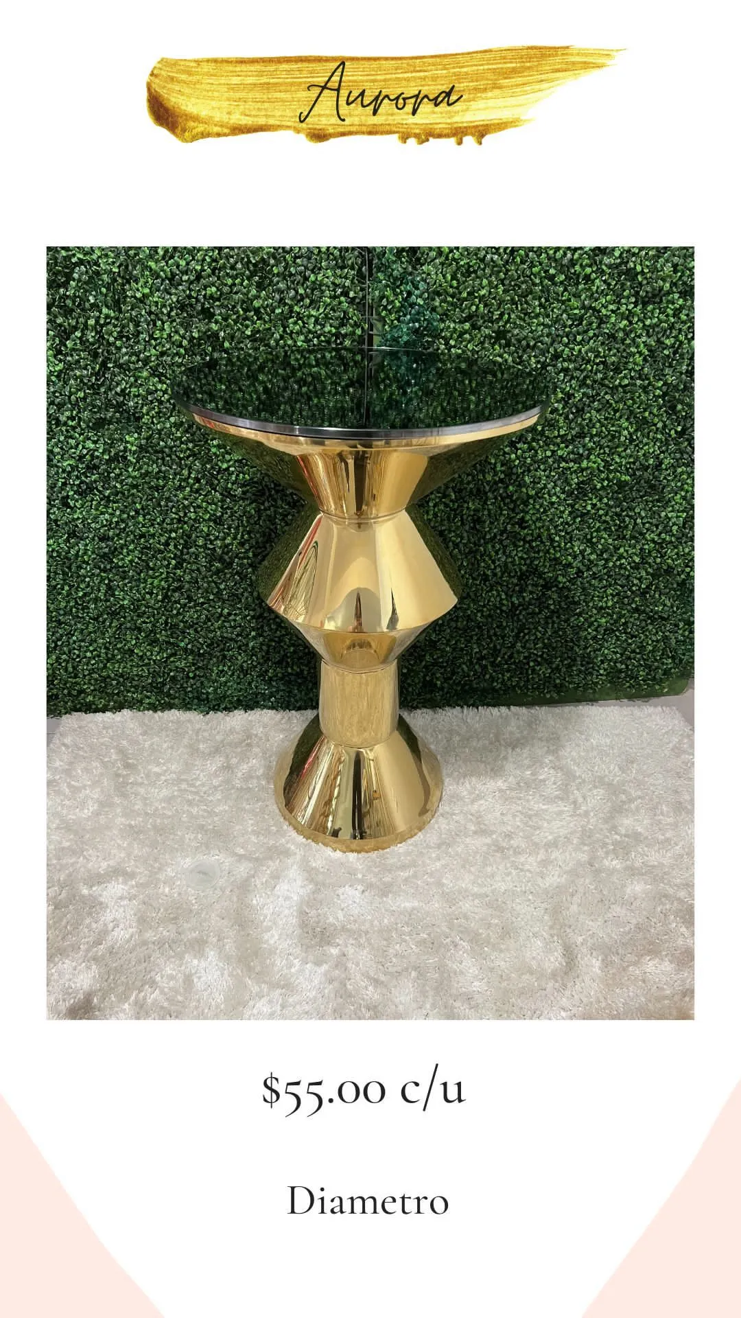 Mesa Aurora gold mediana