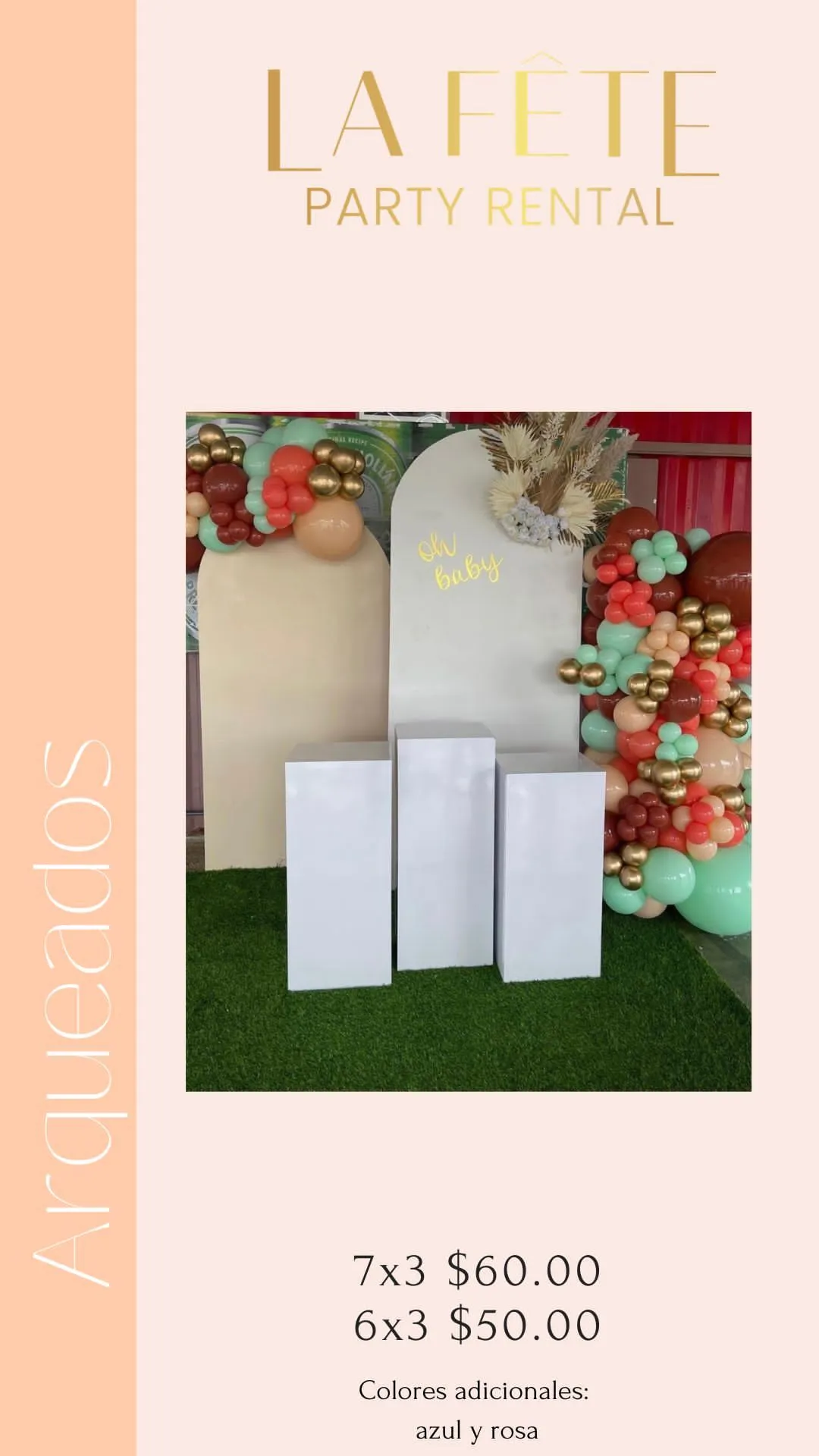 Backdrop arqueado blanco 7'