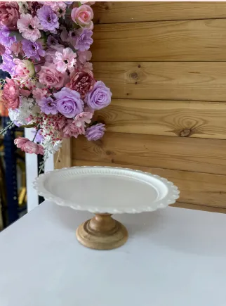 Base de bizcocho white natural B 12"