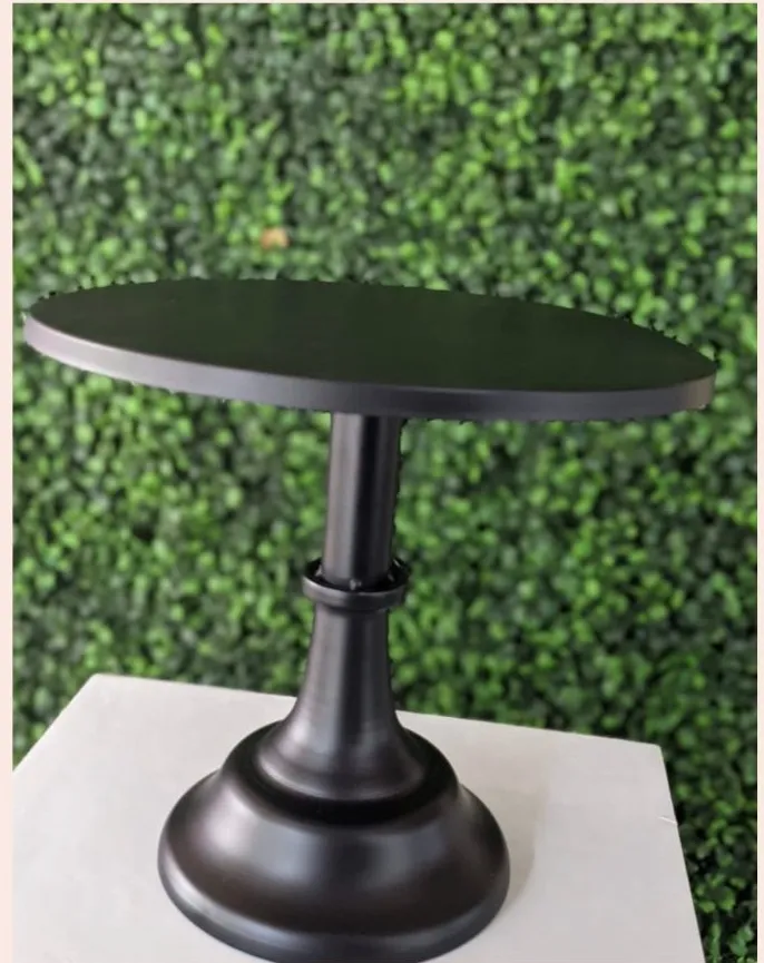 Base de bizcocho pia negra 12 pulgadas