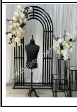 Estructura arqueada Magnus negra