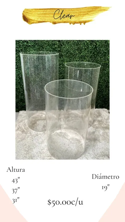Cilndro clear pequeño