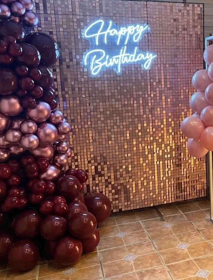 Shimmer wall rosa matte