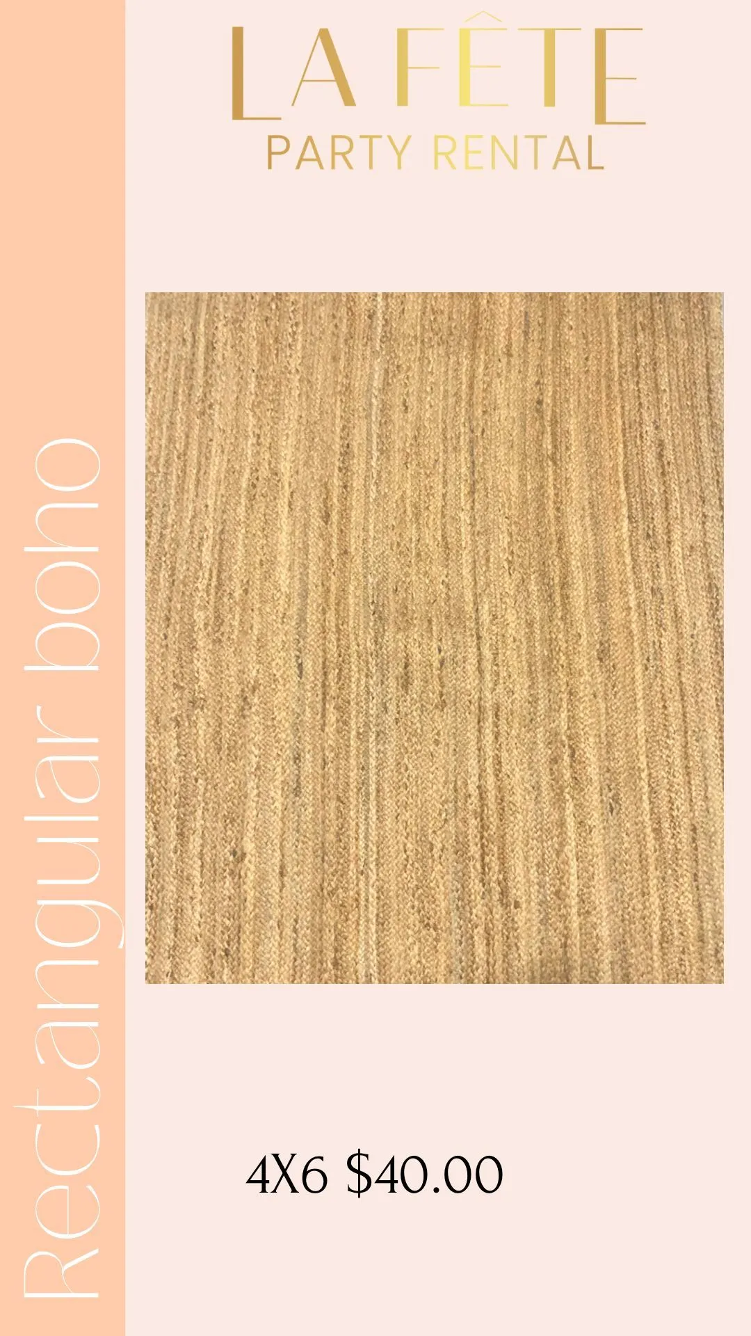 Alfombra boho cuadrada