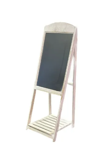 Chalkboard Floor Whitewash With Shelf