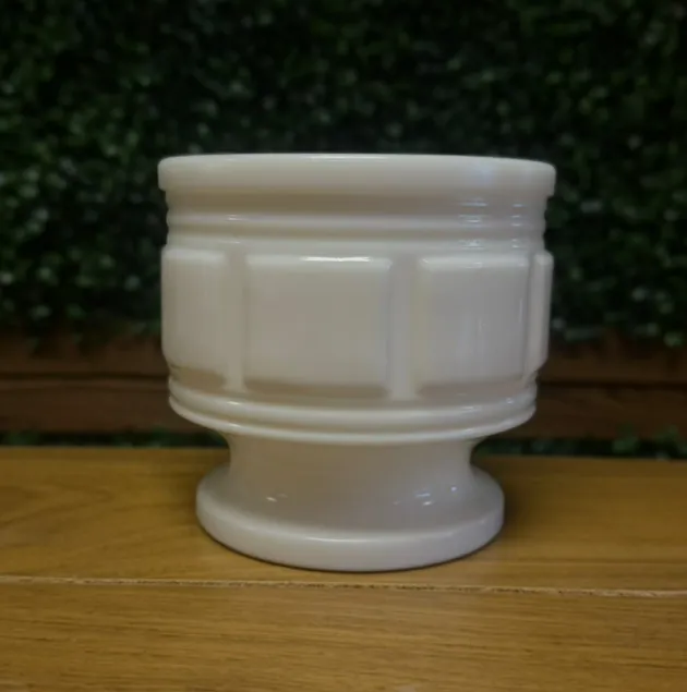 Vase Milk Glass Compote