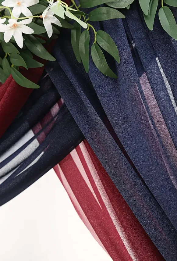 Arbor Drape Chiffon Navy 20’