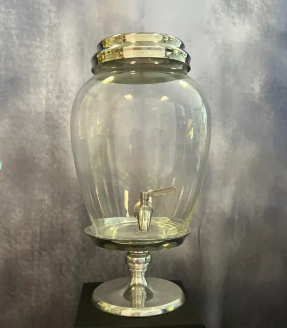 Beverage Dispenser Clear Glass 2 Gal