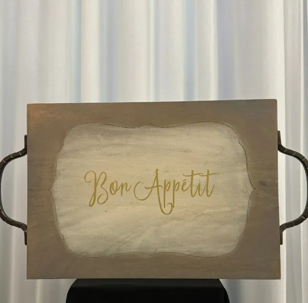 Food Display Bon Appetit Board 14”x10”