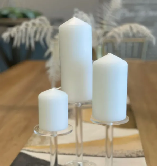 Candle Pillar White Classic