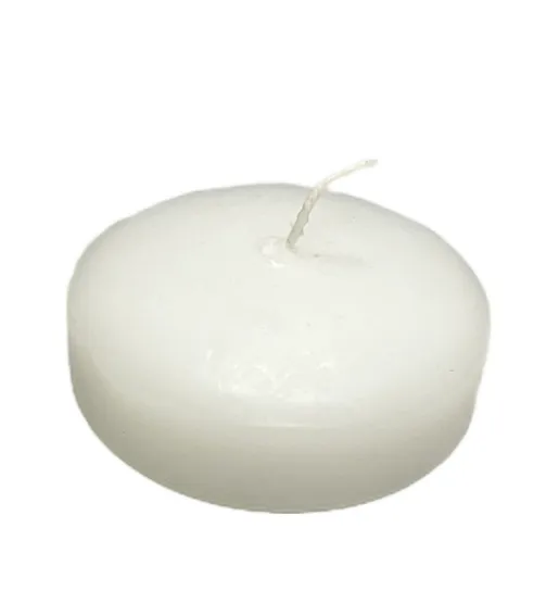 Candle Floating 3” White