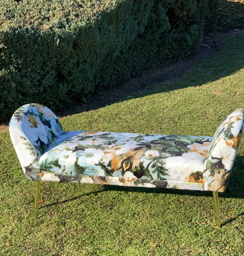 Bench Floral Velvet