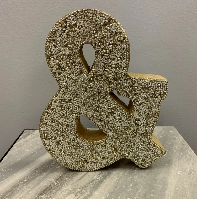 Sign Letter Beaded &