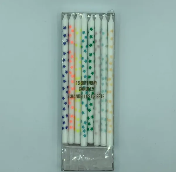 Birthday Candle Star Set 16