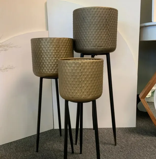 Display Gold Metal Stand Collection