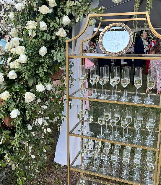 Gold Etagere