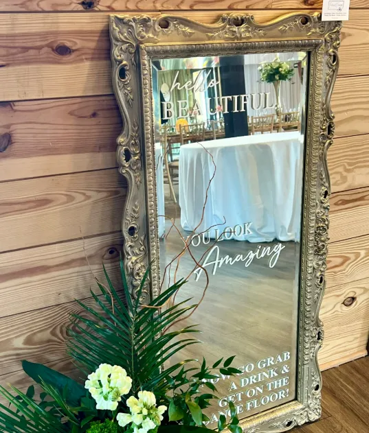 Mirror Floor Vintage “You Look Amazing”