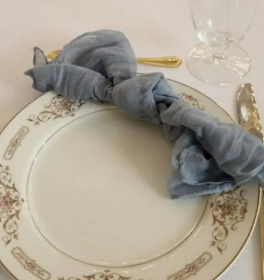 Napkin Cheesecoth Dusty Blue