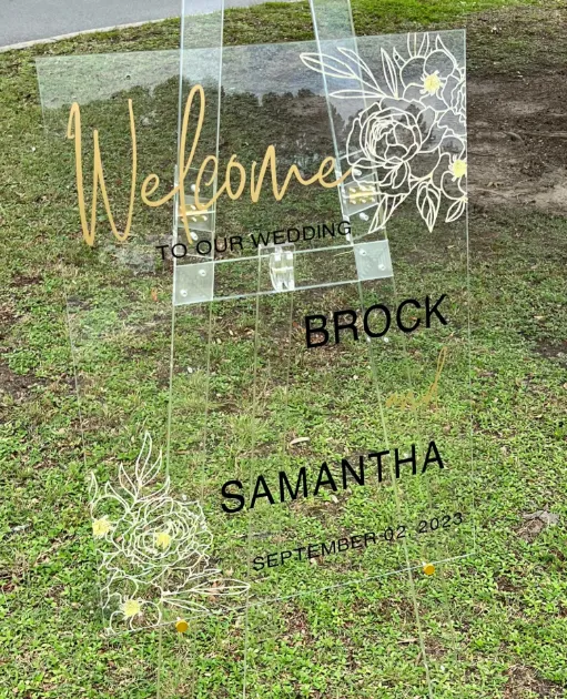 Sign Collection Wedding Floral