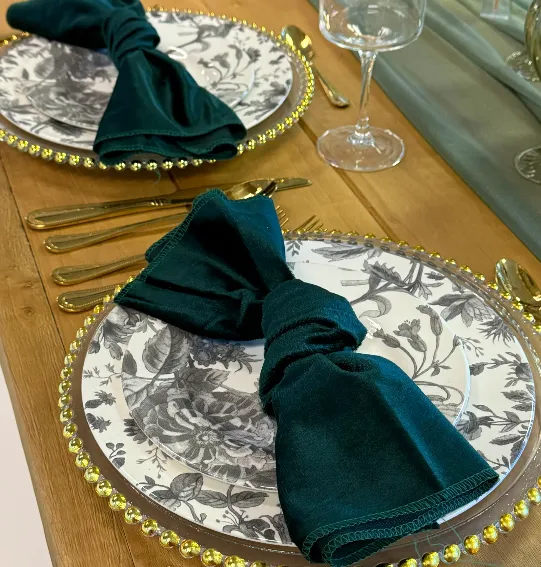 Napkin Velvet Hunter