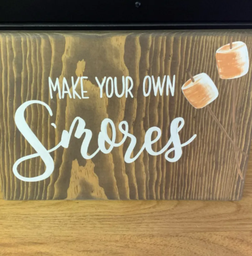 S’mores Wood Sign