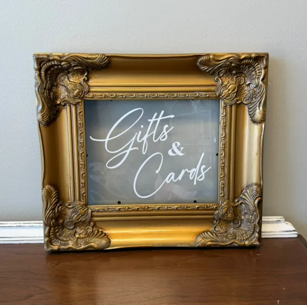 Wedding Sign Gifts & Cards Acrylic