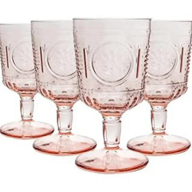 Place Setting Blush Goblet Drinking Glass