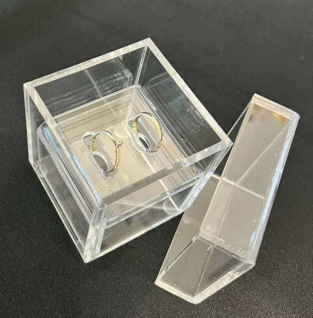 Wedding Ring Box Acyrlic