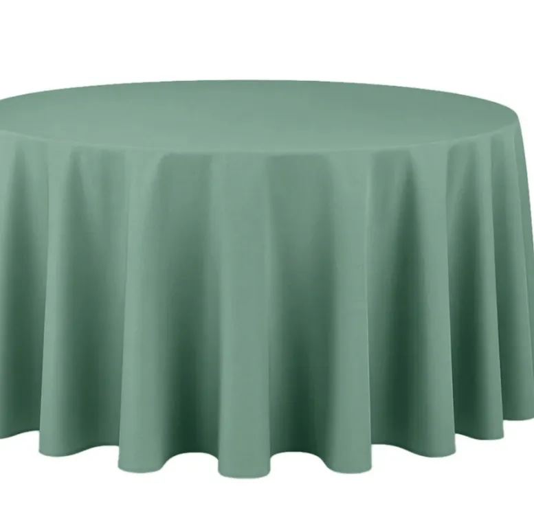 Table Linen Poly Eucalyptus 120” Round